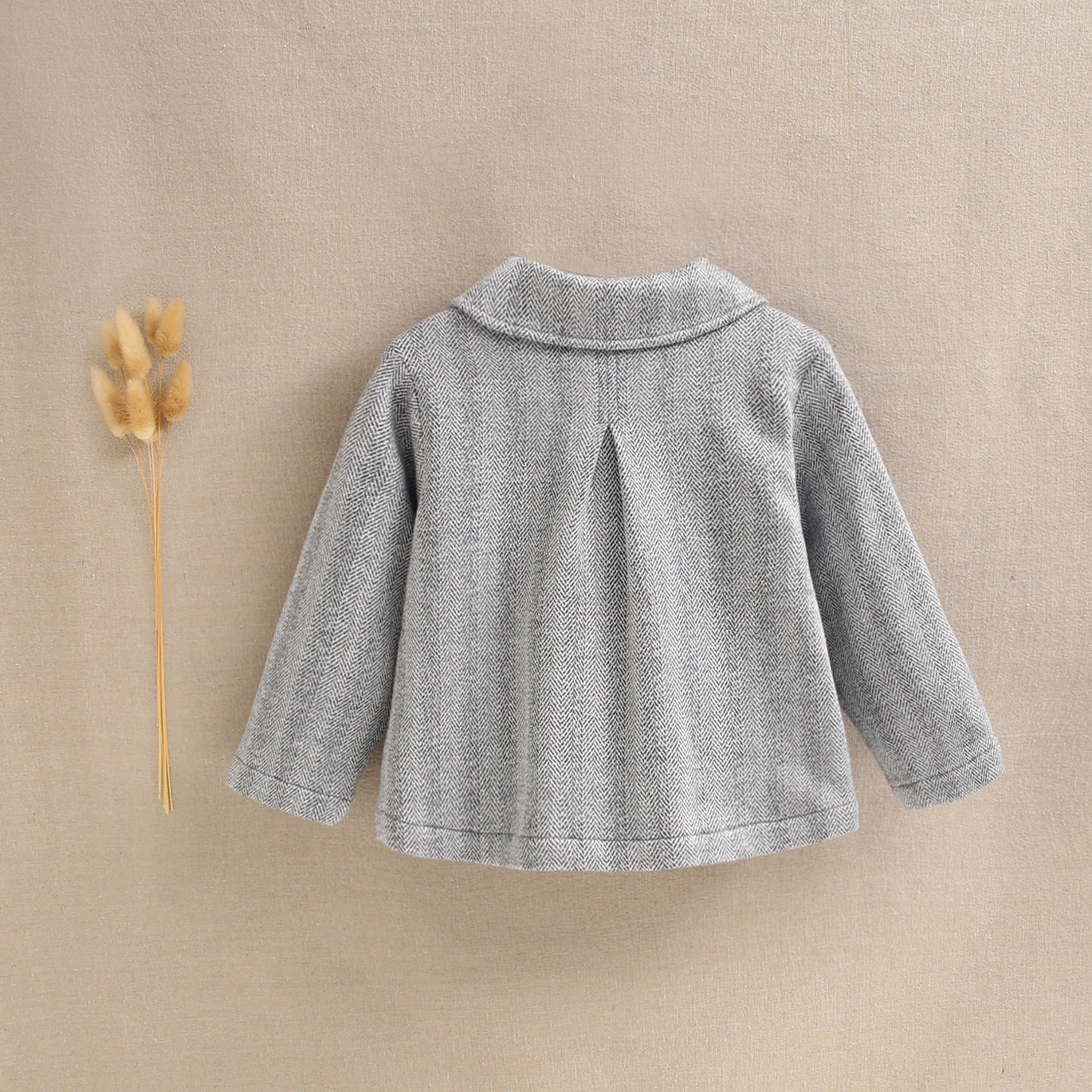 Double Breasted Grey Coat