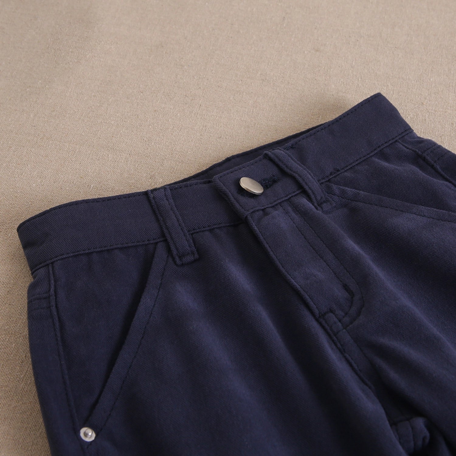 Skinny Chino Pants in Navy