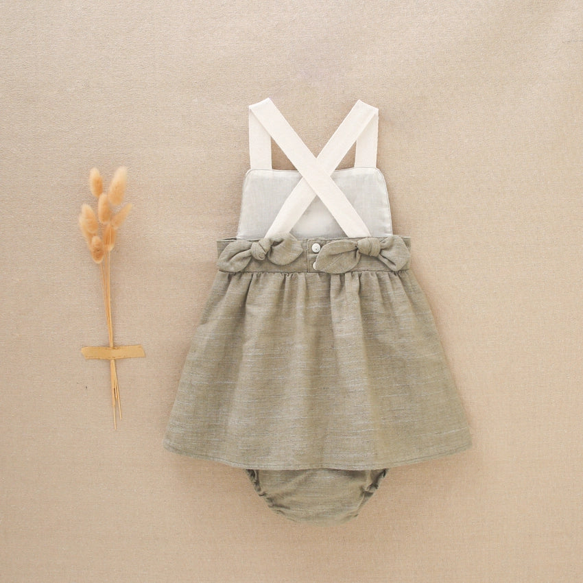 Jesusita Style Baby Girl's Dress with Straps