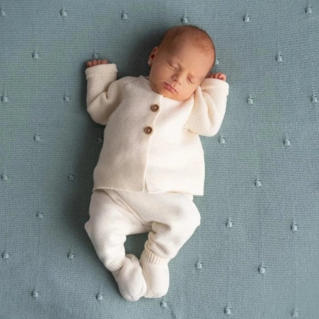 Ecru Newborn Knitted Set