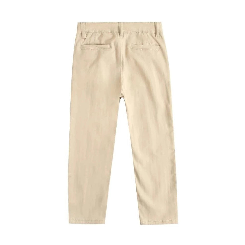 Slim Boy's Chino Pants with Adjustable Waist.