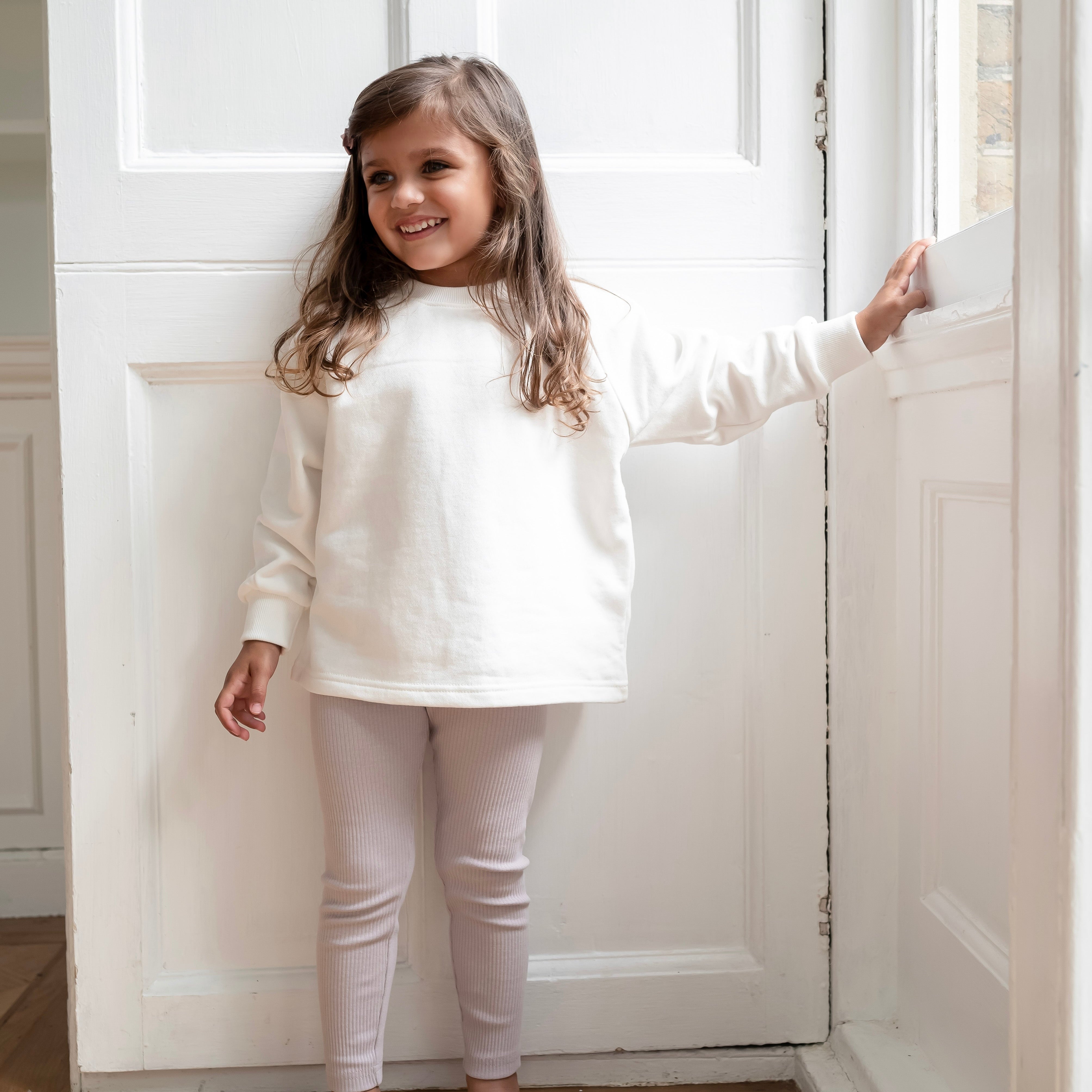 Cotton Sweatshirt - Ivory