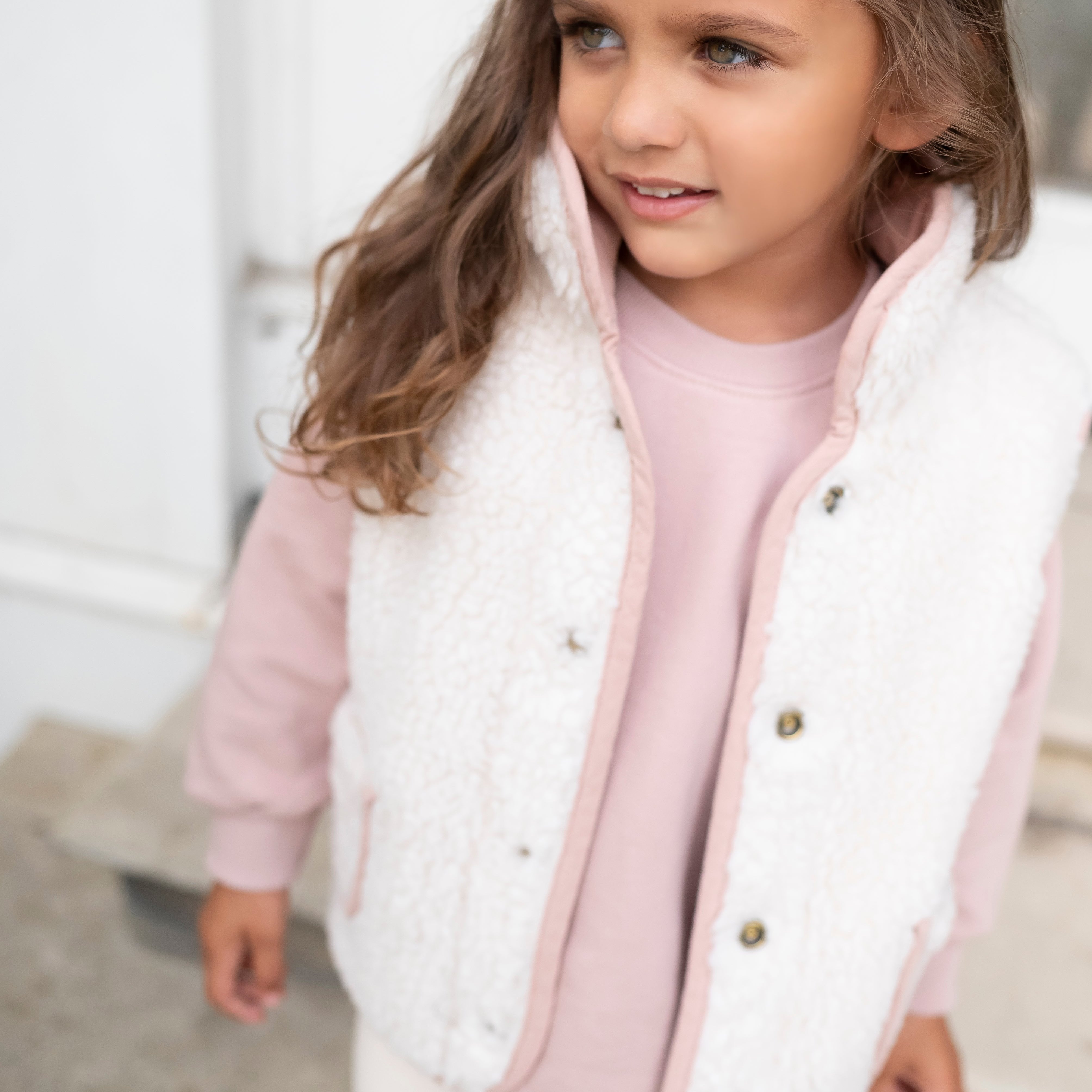 Cotton Sweatshirt - Dusty Pink