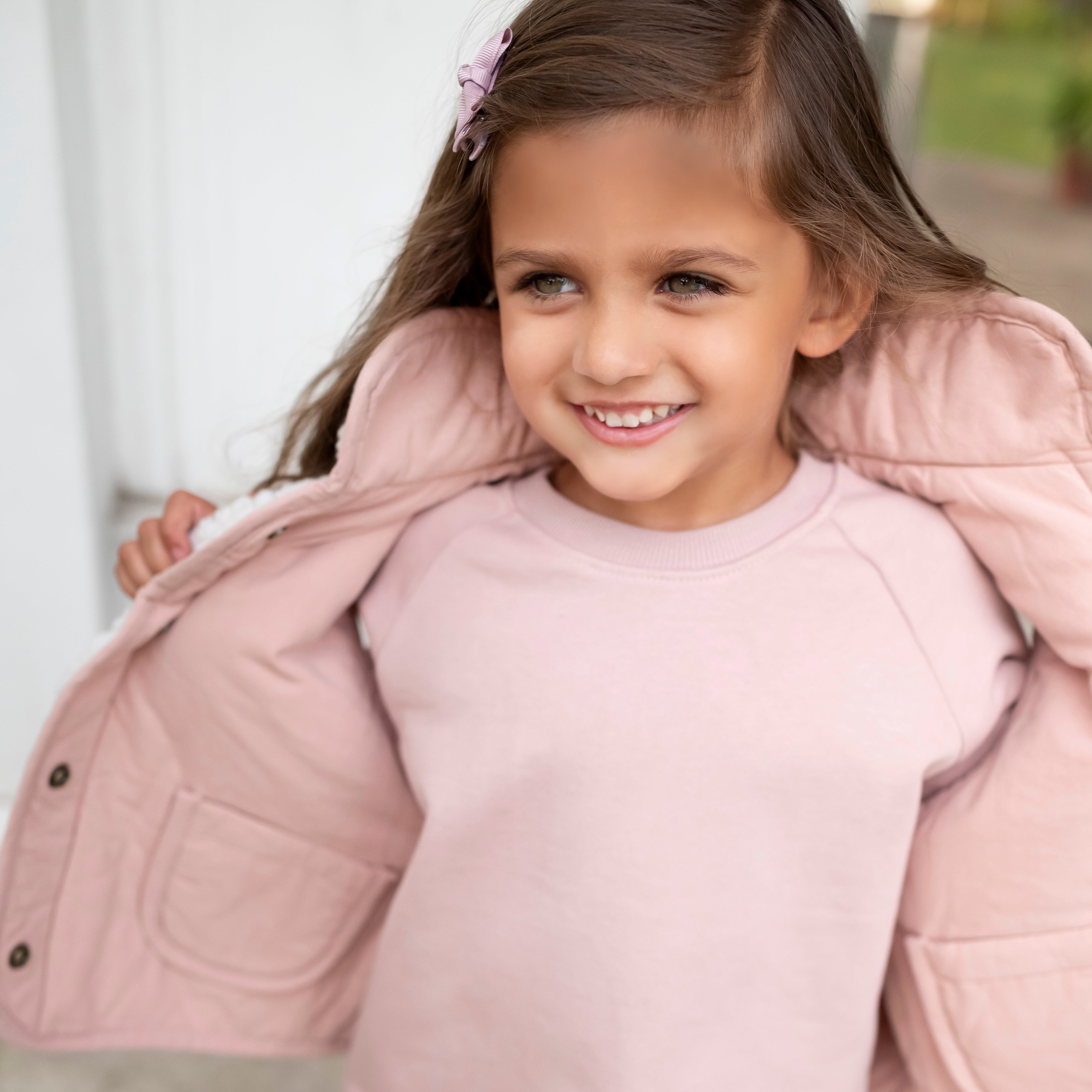 Cotton Sweatshirt - Dusty Pink