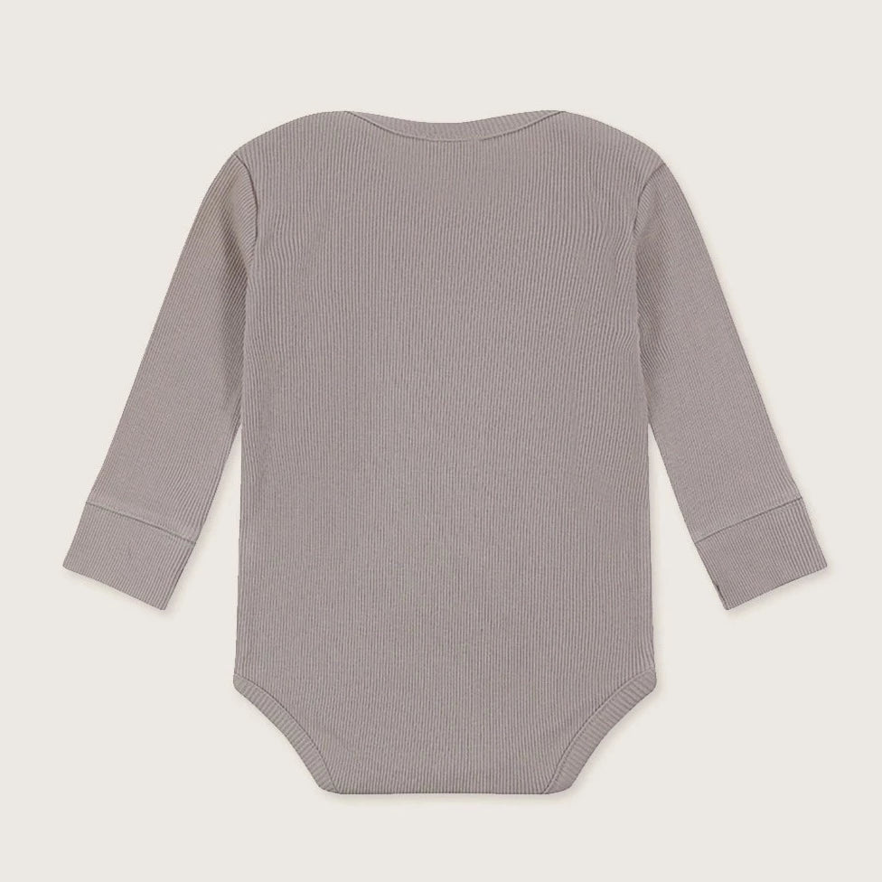 Grey Rib Bodysuit