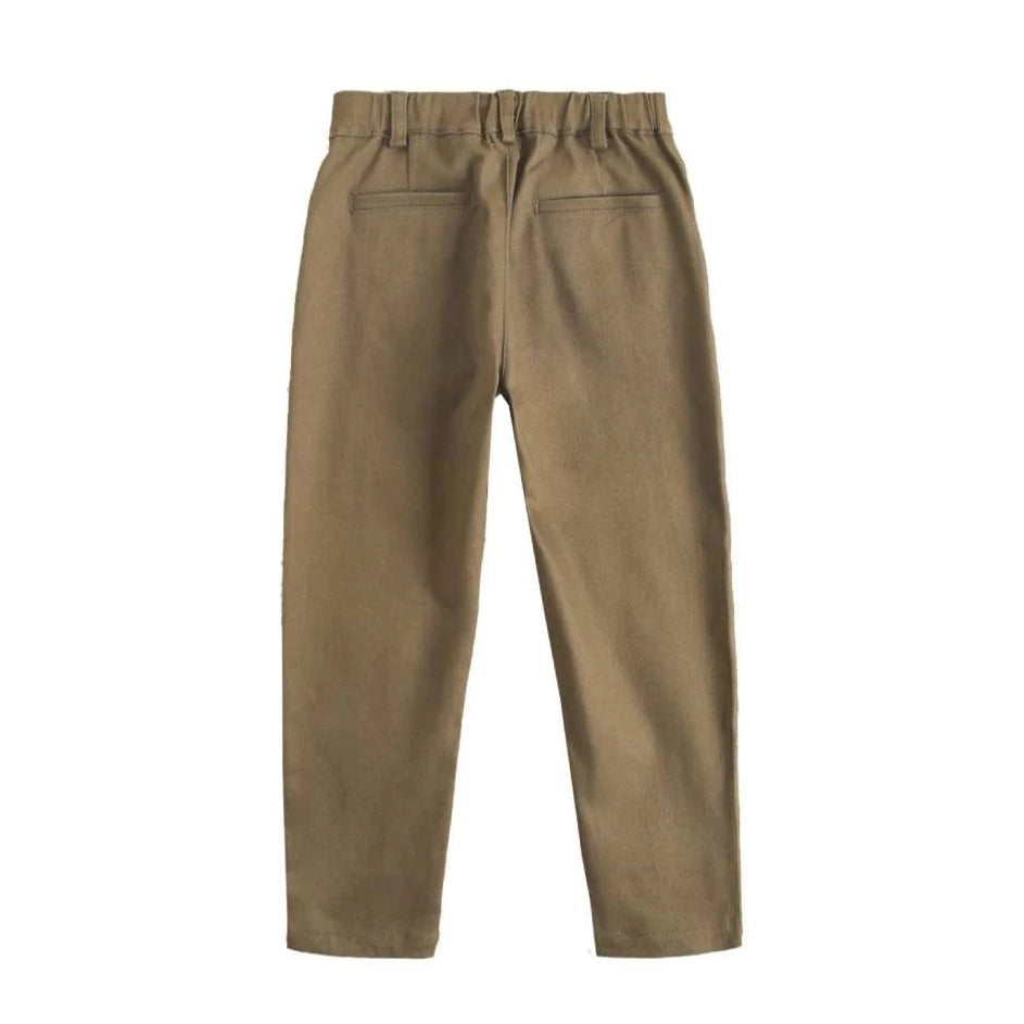 Slim Boy's Chino Pants in Khaki Colour