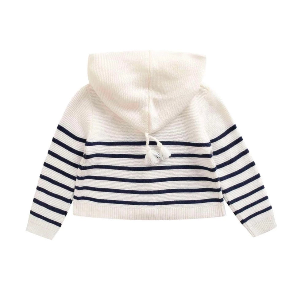Navy blue striped jacket