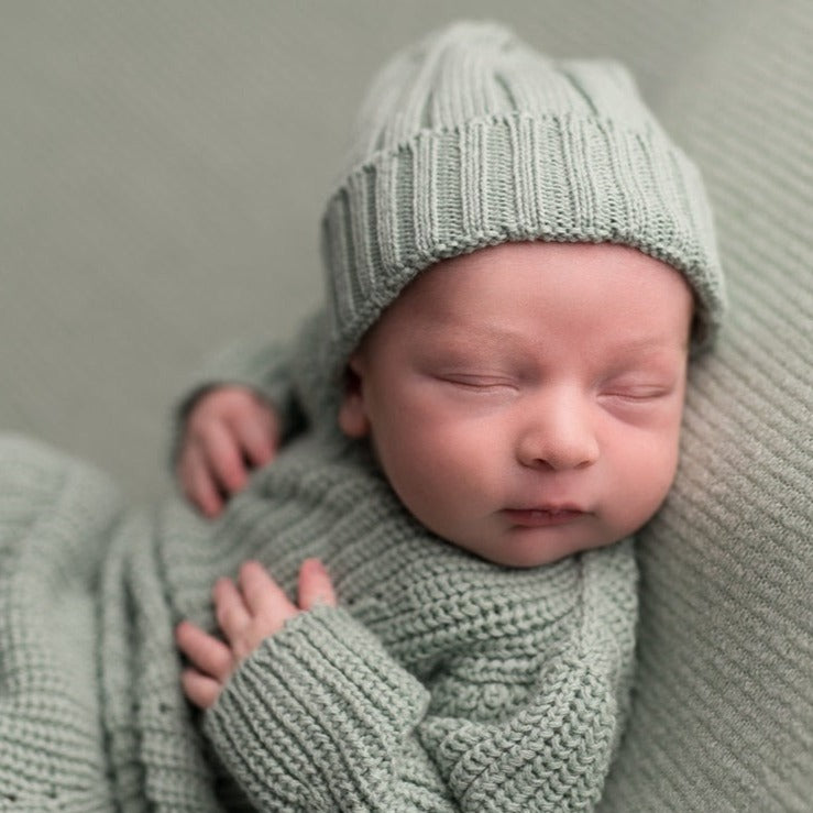Mint Knitted Hat