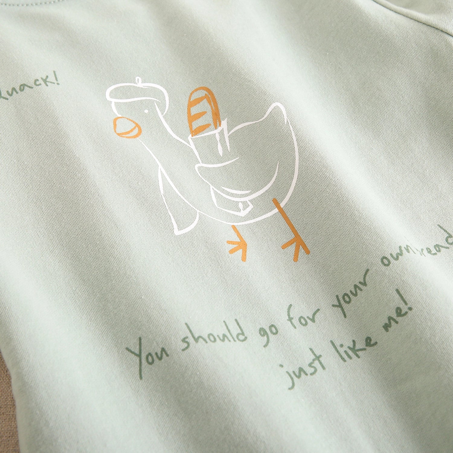 Boy's Sweatshirt with Round Neck and Back Pattern