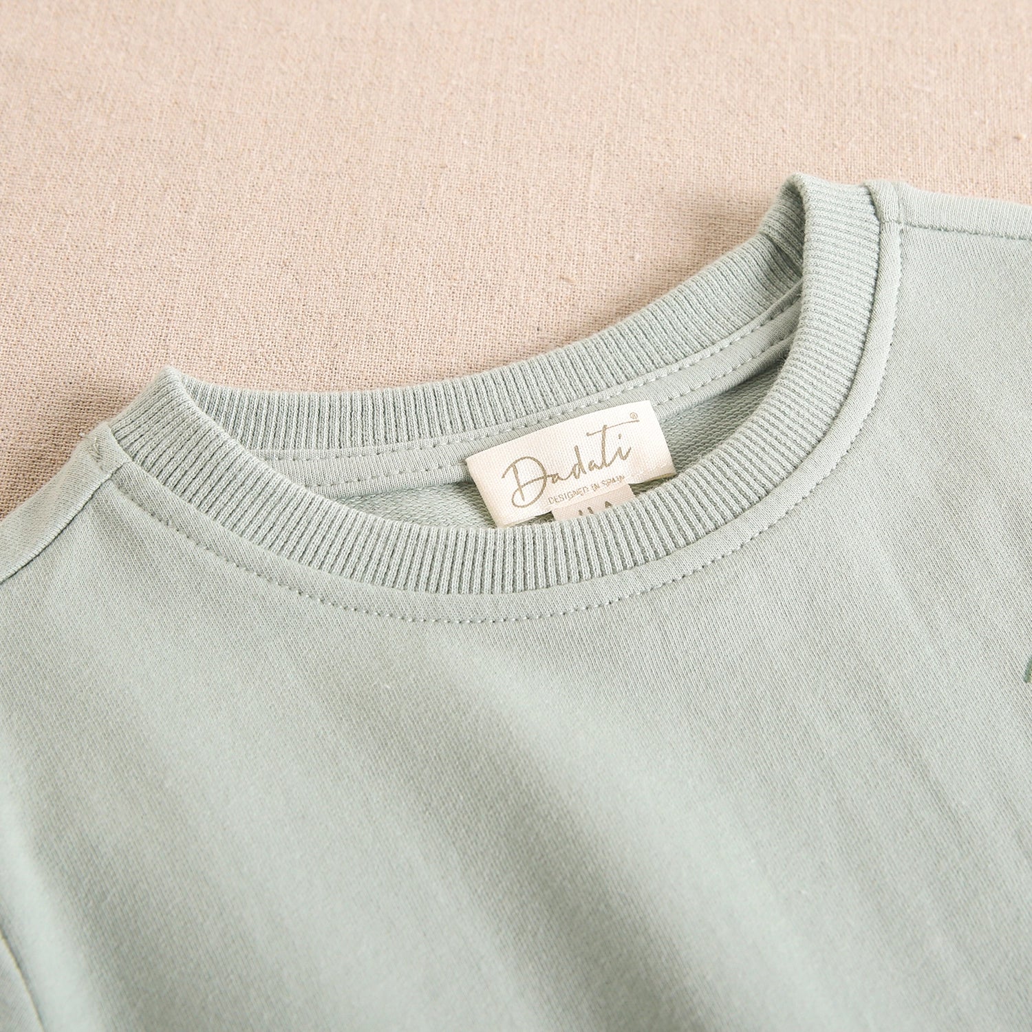 Boy's Sweatshirt with Round Neck and Back Pattern