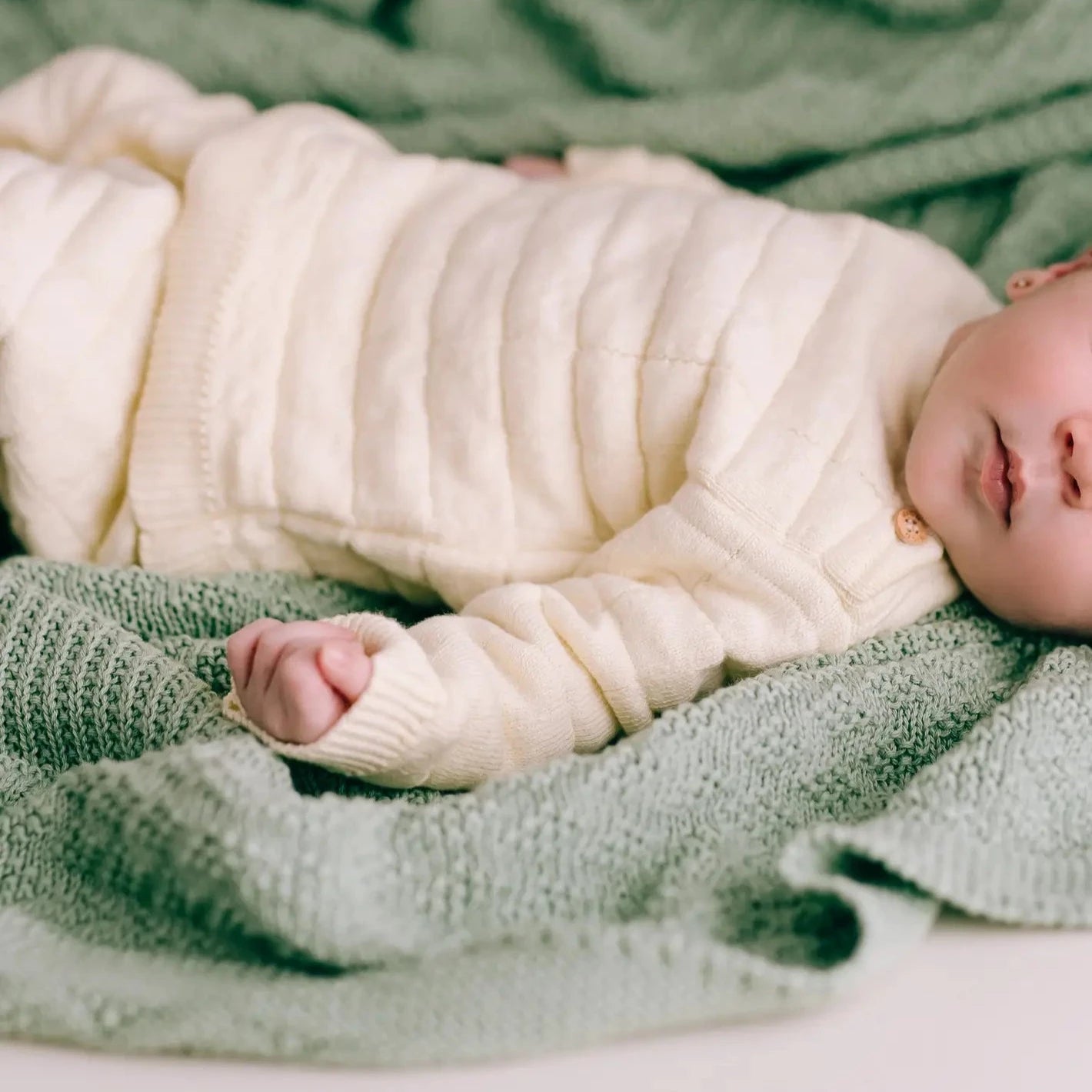 Mint Diamond Blanket