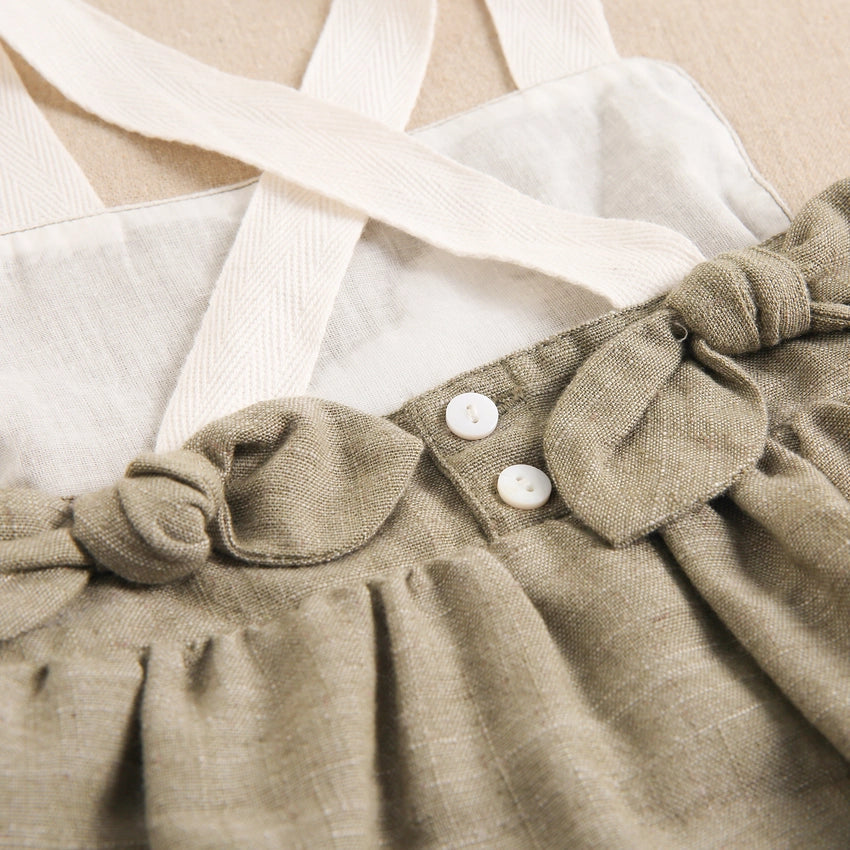Jesusita Style Baby Girl's Dress with Straps