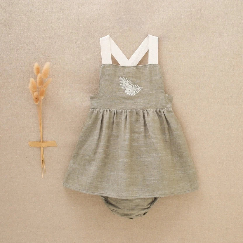 Jesusita Style Baby Girl's Dress with Straps
