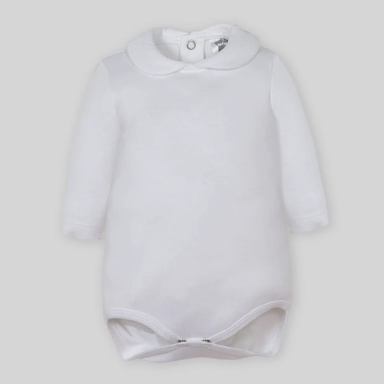 Peter Pan Collared Long Sleeve Bodysuit