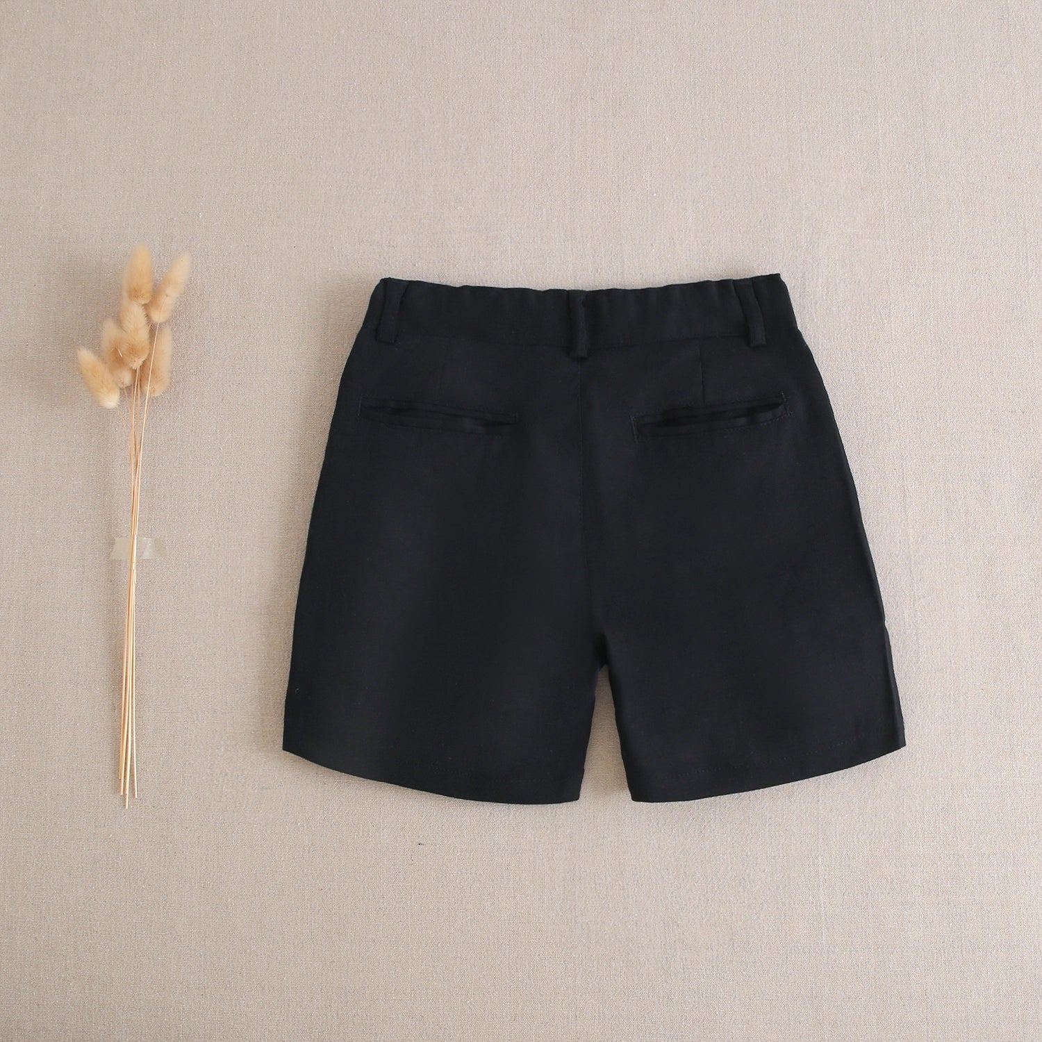 Basic Shorts For Boys in Black