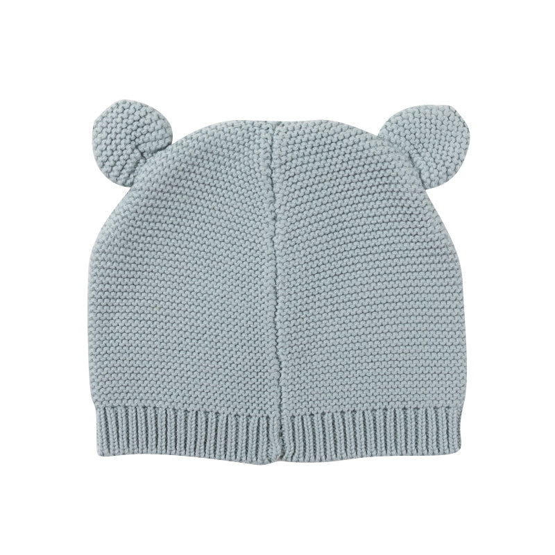 Bear Ear Knit Beanie - Jade