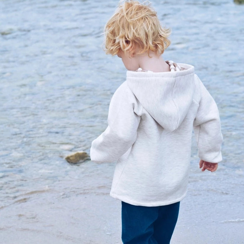 Boys Beige Hoodie