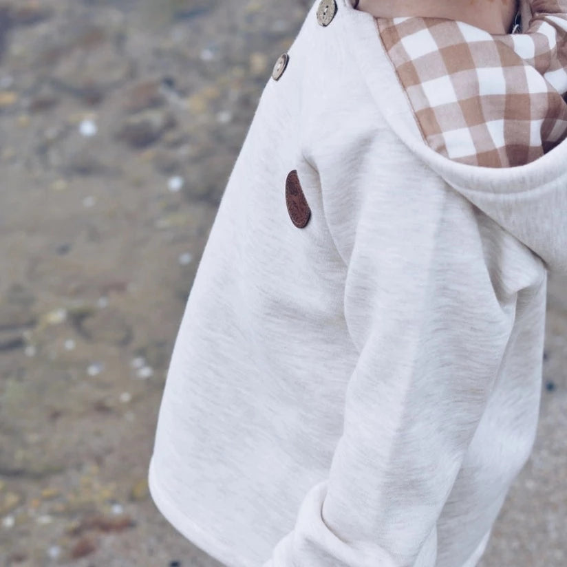 Boys Beige Hoodie