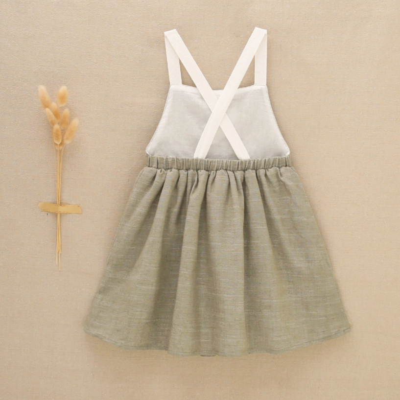 Green Linen Dress