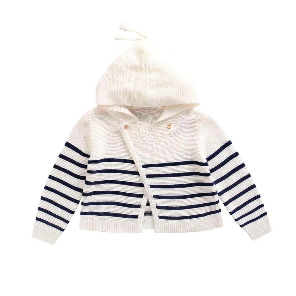 Navy blue striped jacket