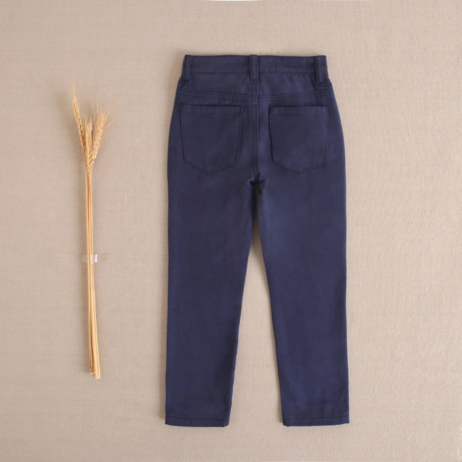 Skinny Chino Pants in Navy